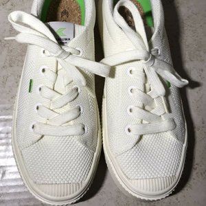 Like New US 5/EU 35 Cariuma Ibi Knit Off White Canvas